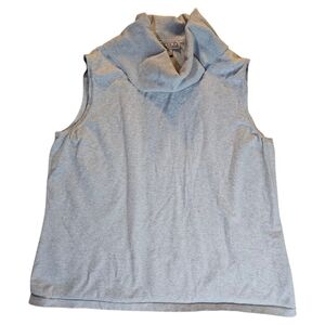 🌼4/$30 Laura Plus Grey Cowl Neck Sleeveless Top Size 2x
